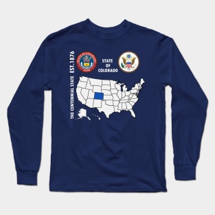 State of Colorado Long Sleeve T-Shirt